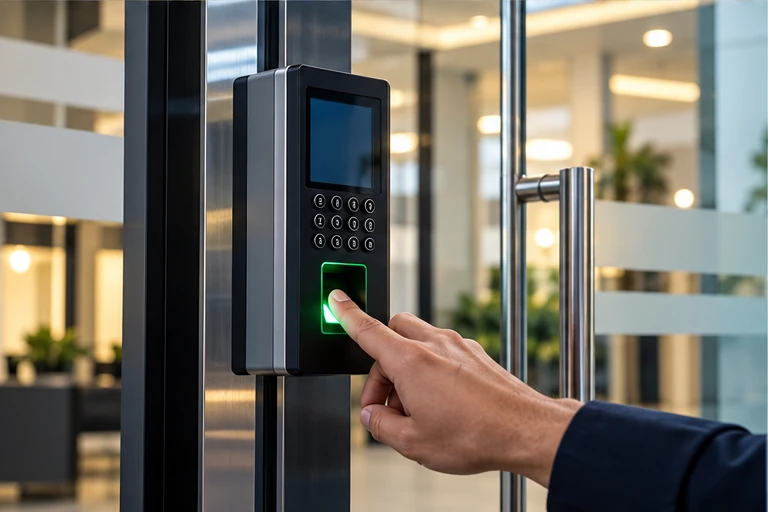 Biometric & Door Access example technology photography